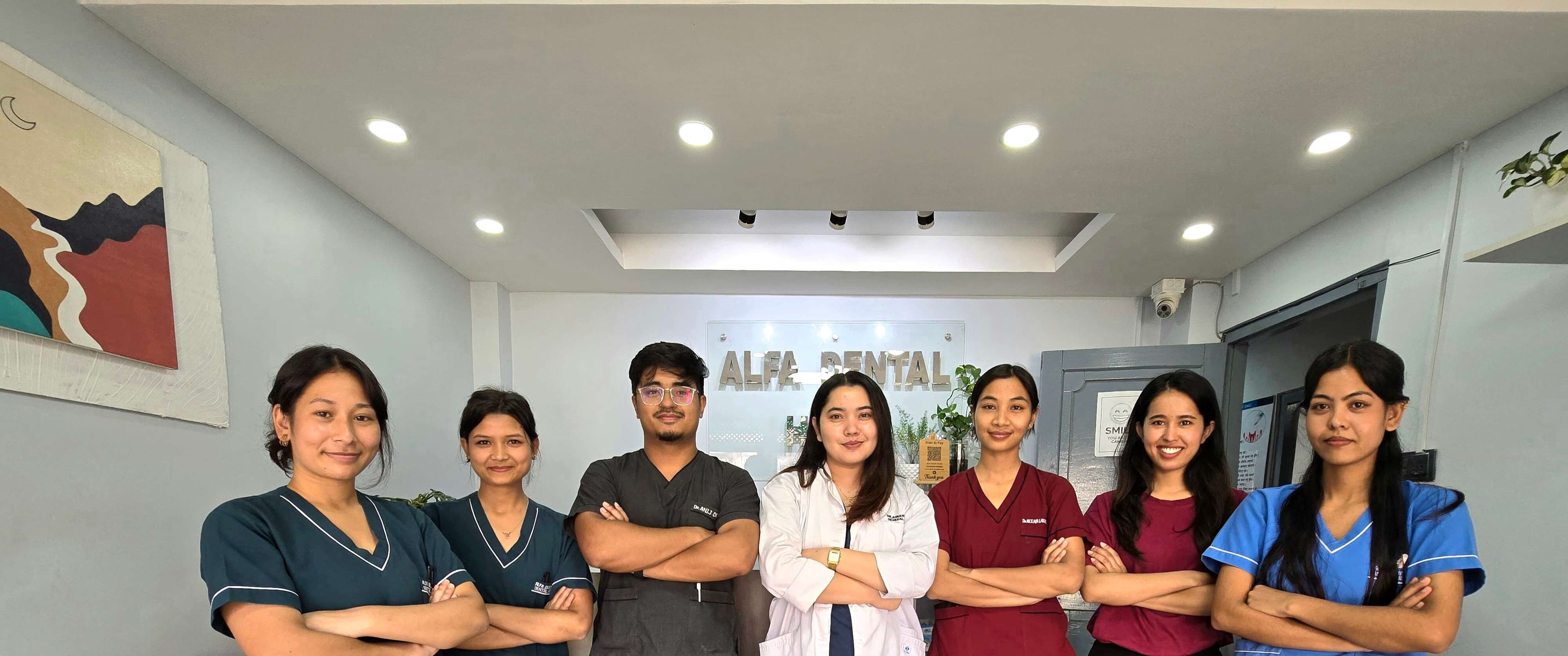 Alfa Dental Team background